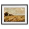 Stupell Industries Western Landscape Farmhouse Hill Framed Print Under Glass, design by Petal Prints Design